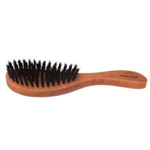 Naturhaarbürste mit Wildschweinborsten & Birnbaumgriff